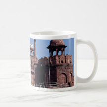 Forte vermelho, Nova Deli, India Caneca