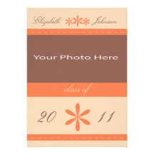 Foto customizável Invitat do anúncio da graduação Convite Personalizados