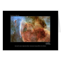 Foto do telescópio de Hubble da nebulosa do buraco Cartões