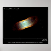 Foto do telescópio de IC 4406 Hubble da nebulosa p Posteres