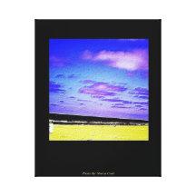 Foto gravada em canvas impressão de canvas envolvidas