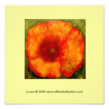 Foto-Impressão III da pintura da papoila 12 X12