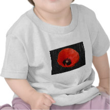 Foto vermelha Foto da papoila de Mohnblume T-shirt