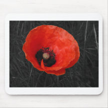 Foto vermelha Foto da papoila de Mohnblume Mousepads