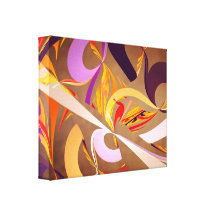 Fractal - abstrato - o espaço tempo impressão de canvas esticadas