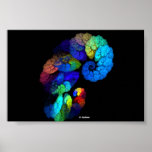 Fractal colorido posters