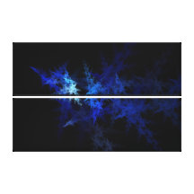 Fractal Impressão De Canvas Esticada