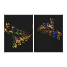 Fractal Impressão Em Canvas