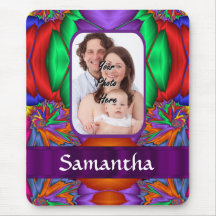 Fractal personalizado colorido mousepads