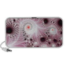 Fractal preto e branco caixinhas de som de viagem