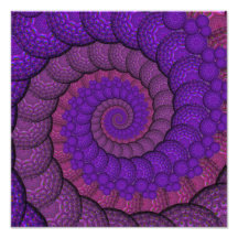 Fractal roxo e cor-de-rosa da pena do pavão fotos