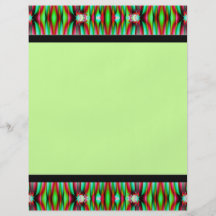 fractal verde panfletos