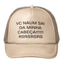 Frases engraçadas bonés