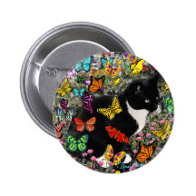 Freckles nas borboletas - gatinho do smoking pins