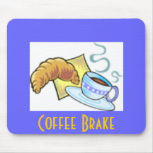Freio do café mousepads