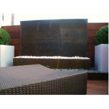 Fuente Acero Corten Escultura Fotográfica