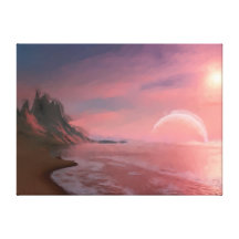 Fulgor da lua impressão de canvas esticadas