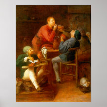 Fumo de Adriaen Brouwer Pôsteres