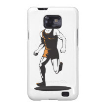 Funcionamento do corredor de maratona retro capa para galaxy s2
