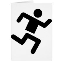 funcionamento preto do velocista do atletismo do c cartão