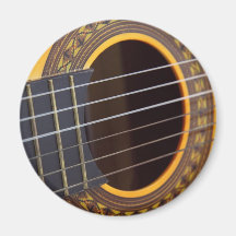 Fundo da guitarra acústica imãs de geladeira