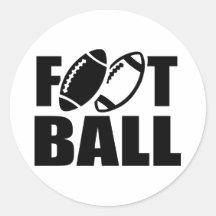 Futebol Adesivos Redondos