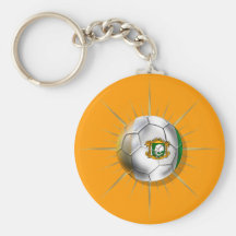 Futebol Starburst de Côte D'Ivoire Chaveiros