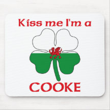Galês personalizado beija-me que eu sou Cooke Mousepads