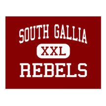 Gallia sul - rebeldes - alto - cidade Ohio da coro Cartões Postais