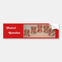 Ganeshas musical adesivo