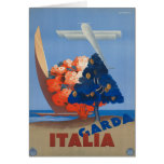 Garda poster de viagens de Italia, Italia do vinta postais