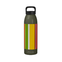 Garrafa retro da liberdade das listras garrafas de água esportivas