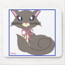 Gatinho enevoado Mousepad de Toon