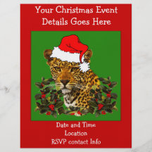 Gato do Natal Panfletos Personalizados