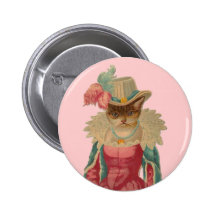 Gato Dressy do vintage Boton