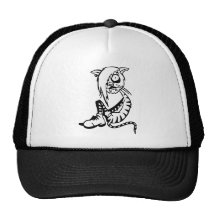 Gato engraçado bone