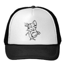 Gato engraçado boné