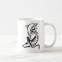 Gato engraçado canecas