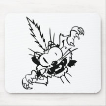 Gato engraçado mousepads