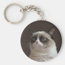 Gato mal-humorado - o chaveiro mal-humorado do olh
