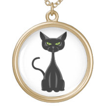 Gato preto 2 bijuterias
