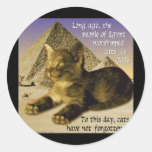 Gatos em Egipto Adesivo