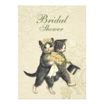 Gatos finos que Wedding Convite Personalizado