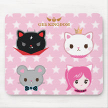 Gee tapete do rato do júnior 4 do reino mouse pad