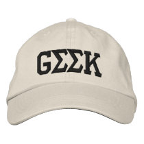 Geek chapéus bordados