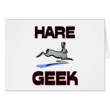 Geek da lebre cartao
