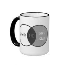 Geek + Estrela do rock Caneca