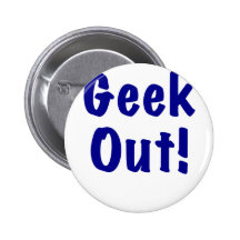 Geek para fora botons