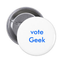 GeekWare! Botão do geek do voto Botons