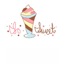 Gelado tão doce t - shirts